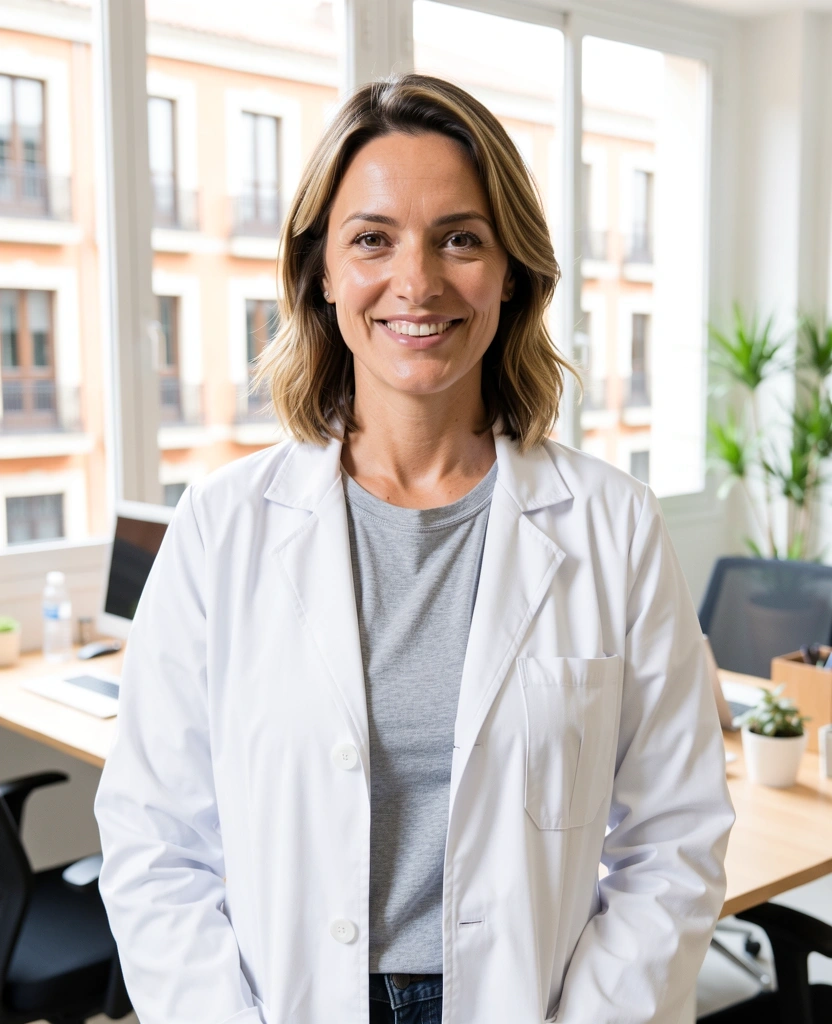 Retrato profesional del nutricionista principal